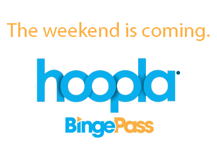 hoopla logo for binge pass
