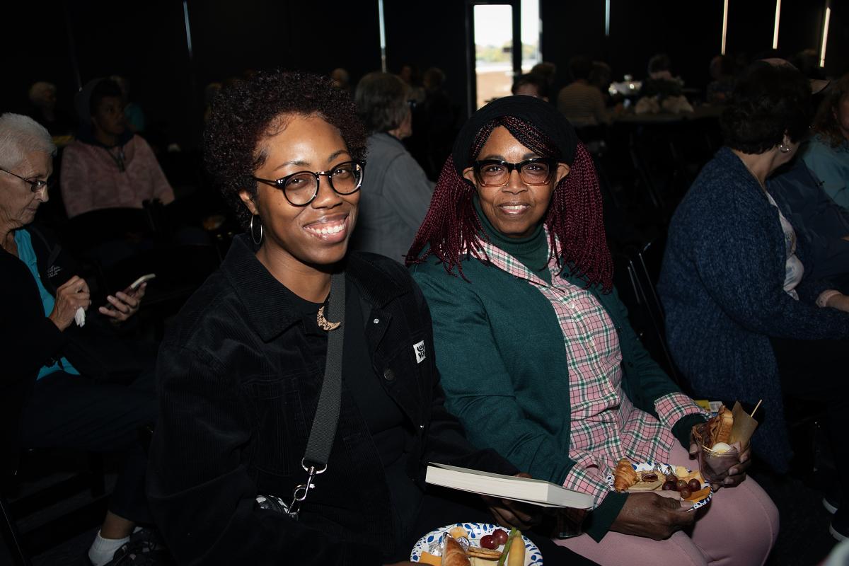 public author talk crowd