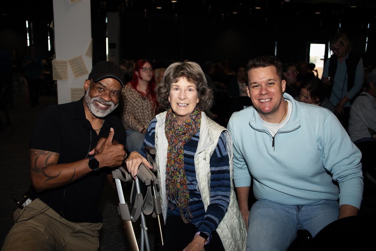 public author talk crowd