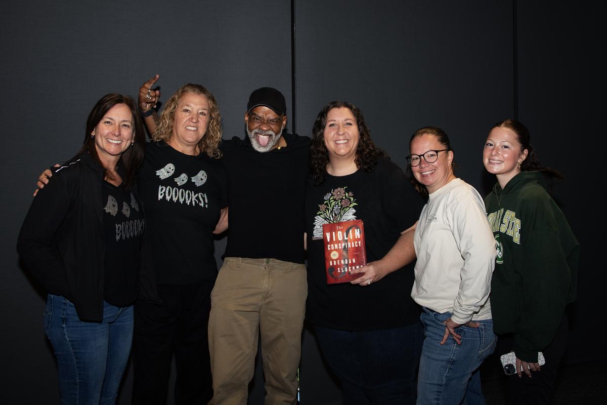 public author talk crowd