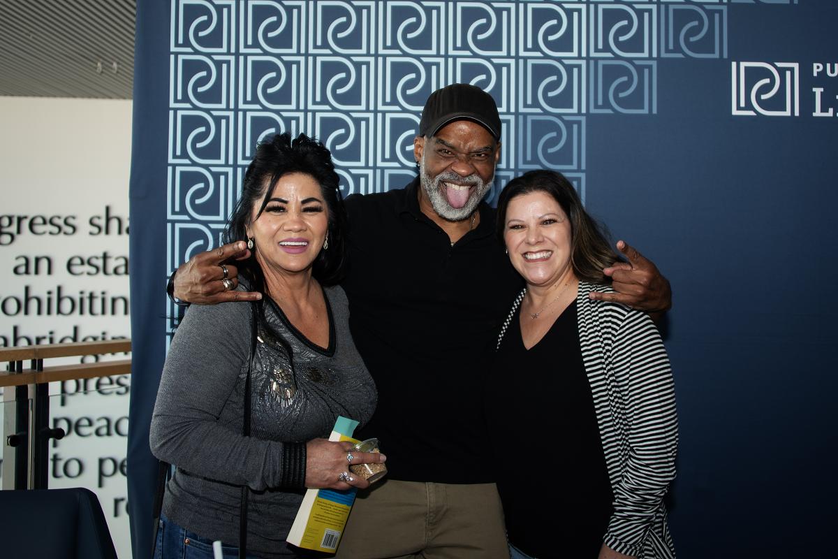 public author talk crowd