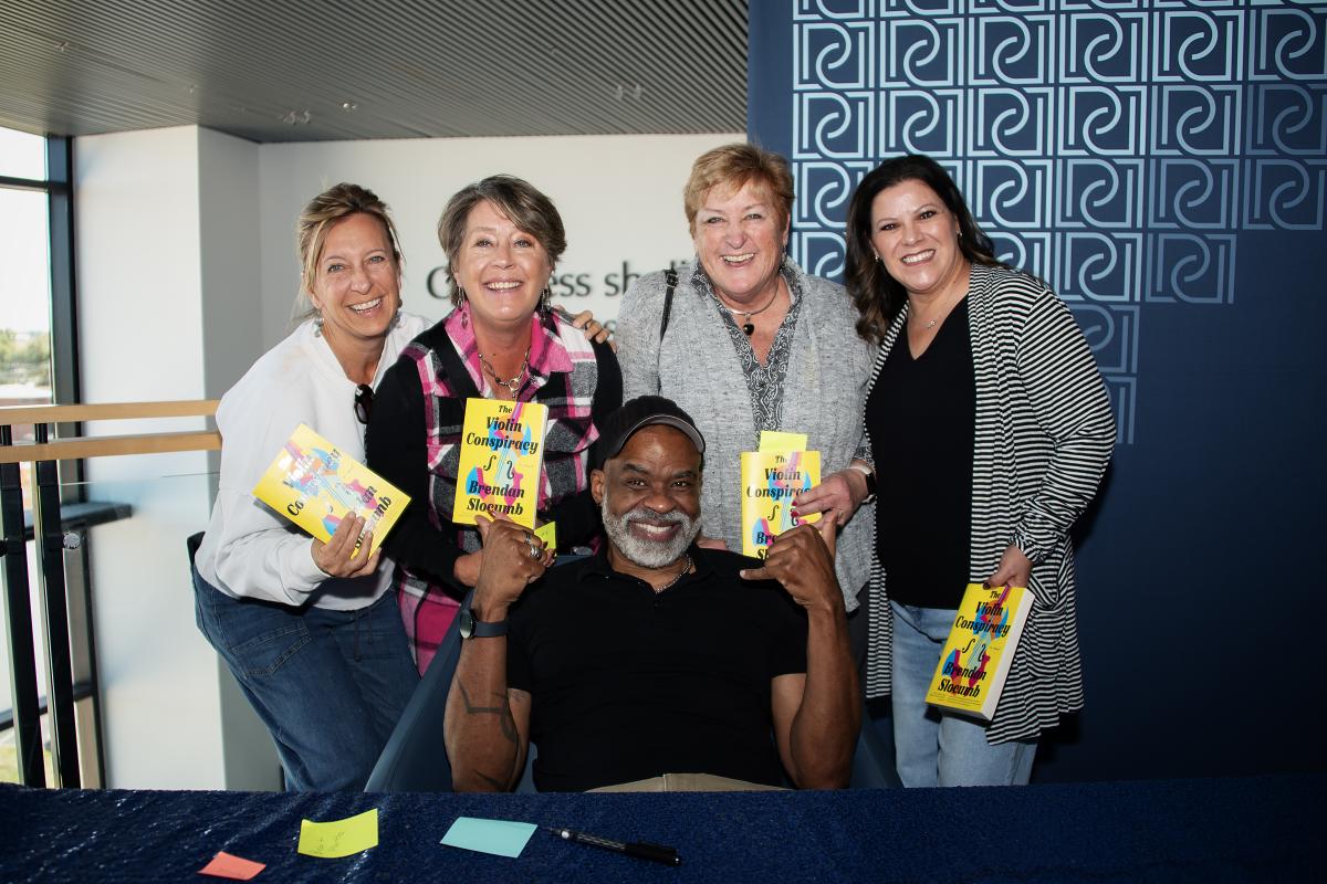 public author talk crowd