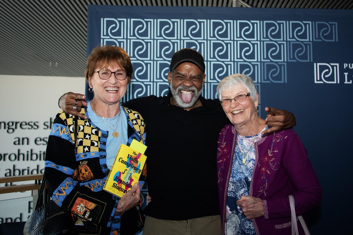 public author talk crowd