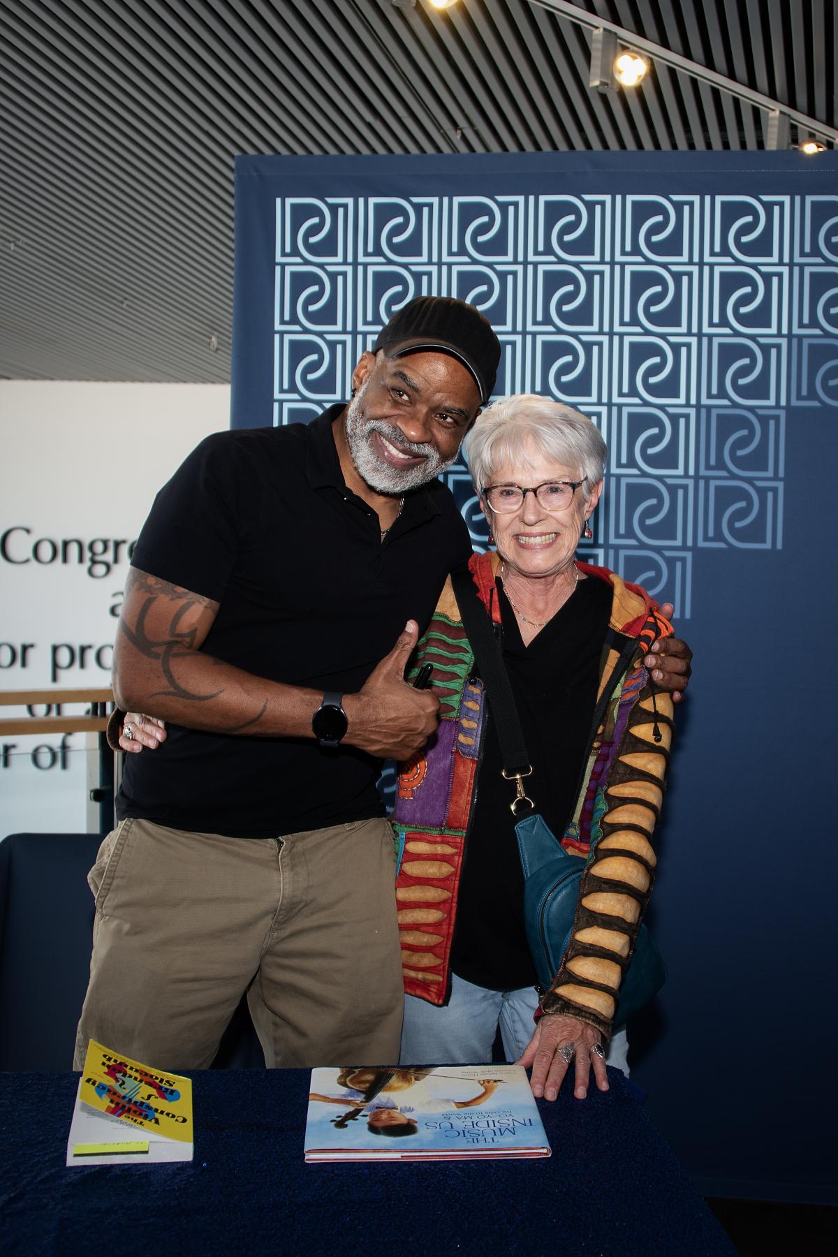 public author talk crowd