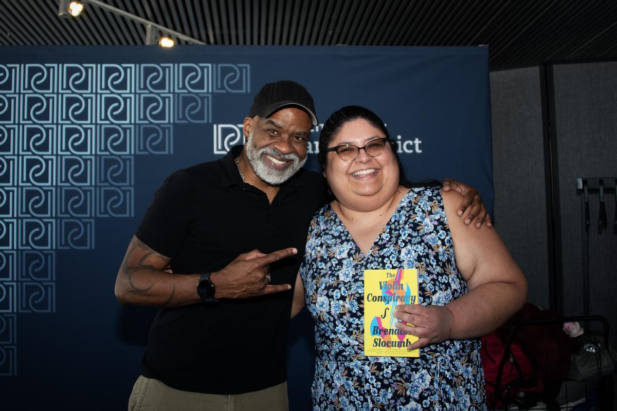 public author talk crowd