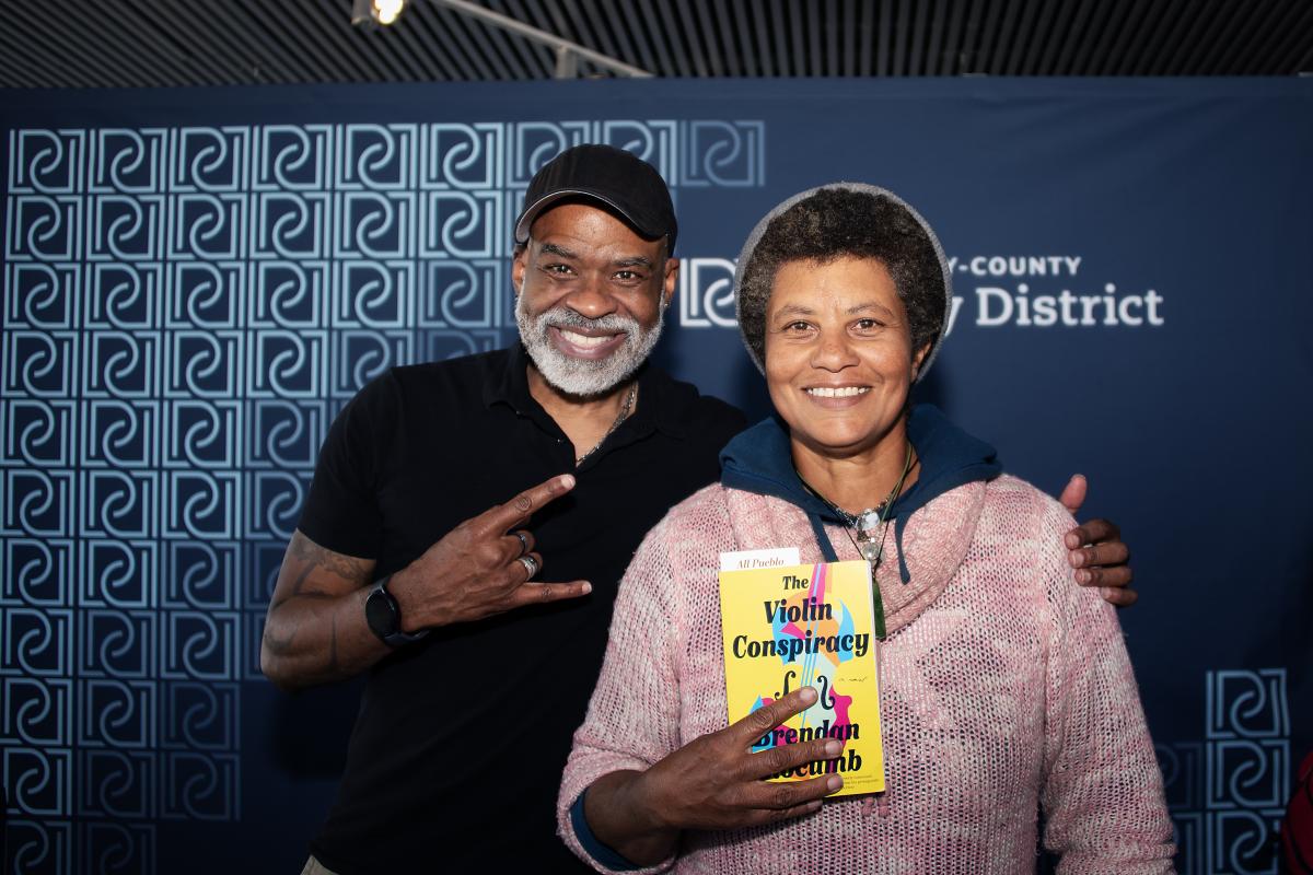 public author talk crowd