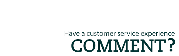 do you have a customer service comment text